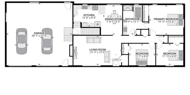 25-6401-28 Main Floor Plan