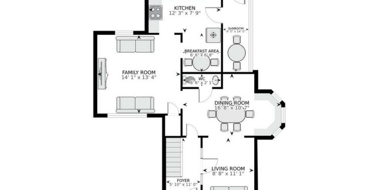 02-66-26 Main Floor Plan